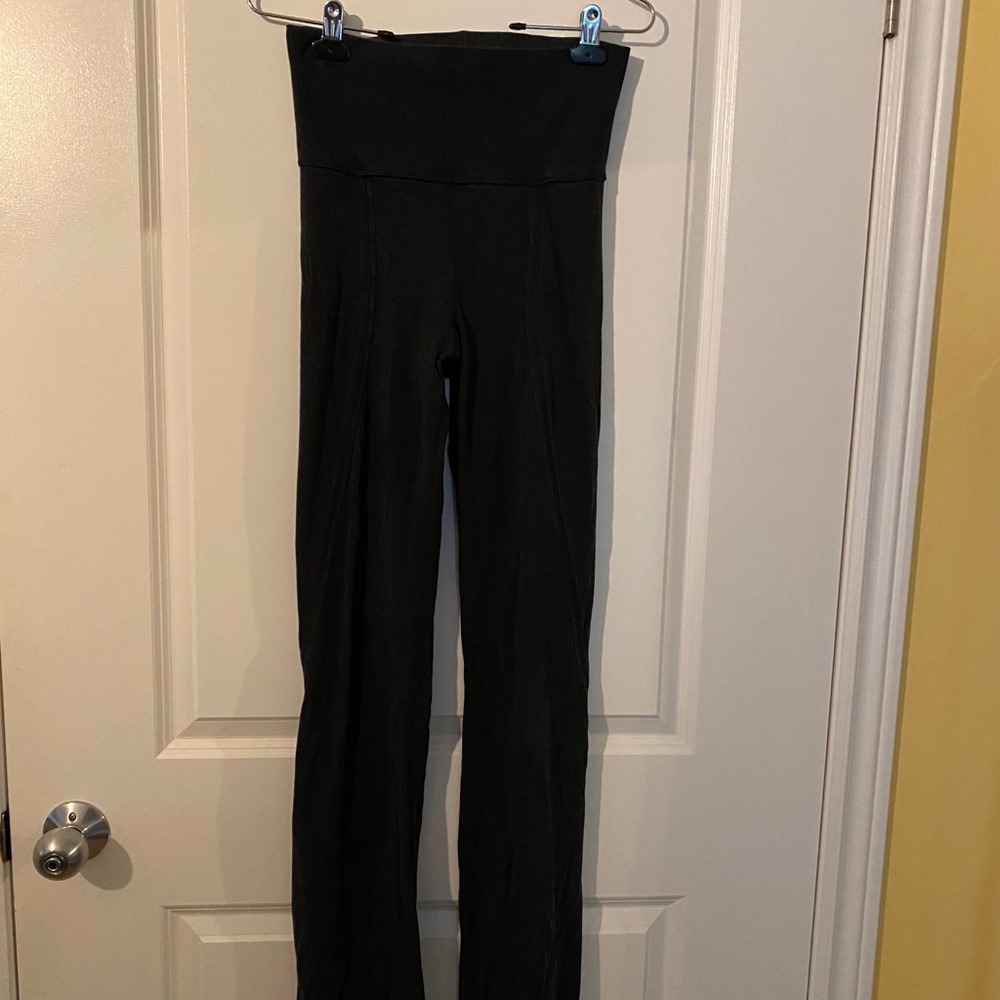 Dark grey lululemon track pants